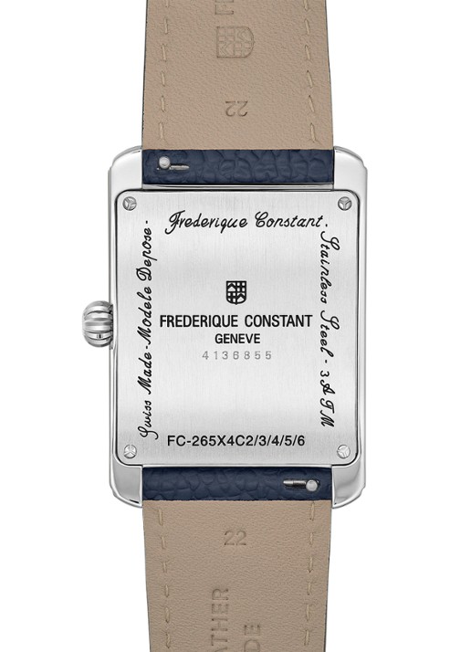 Frederique Constant Heren Classics Carree Calendar Moonphase horloge FC-265S4C6