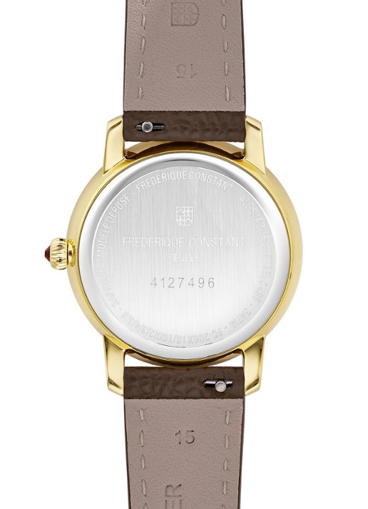 Frederique Constant Dames Classics Slimline Moonphase horloge FC-206RS1S5