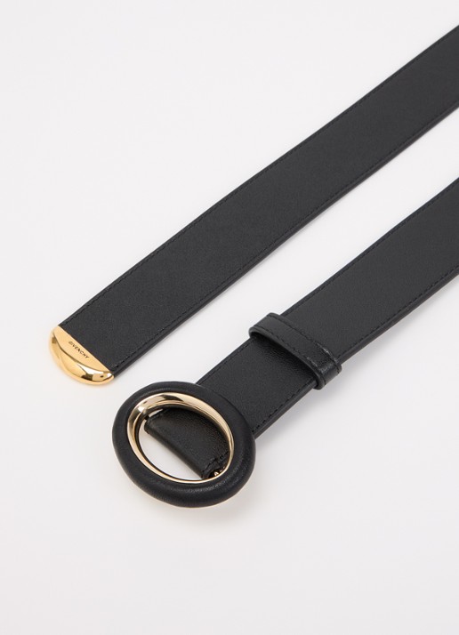 Givenchy Dames Sculpted Gem riem van leer in de kleur Zwart, maat: 85