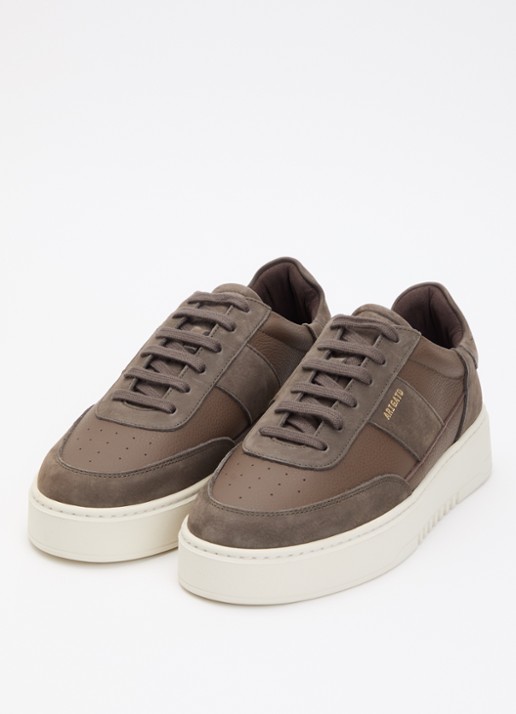 Axel Arigato Heren Orbit Vintage sneaker van nubuck met leren details in de kleur Bruin, maat: 45