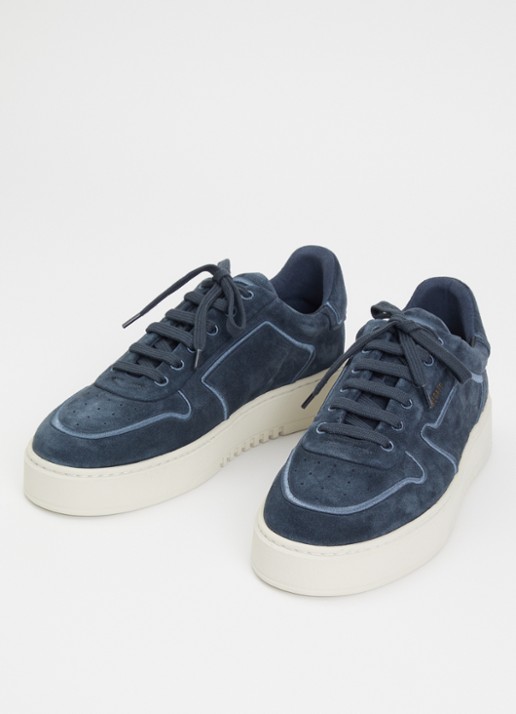 Axel Arigato Heren Orbit Vintage sneaker van suède in de kleur Donkerblauw, maat: 46