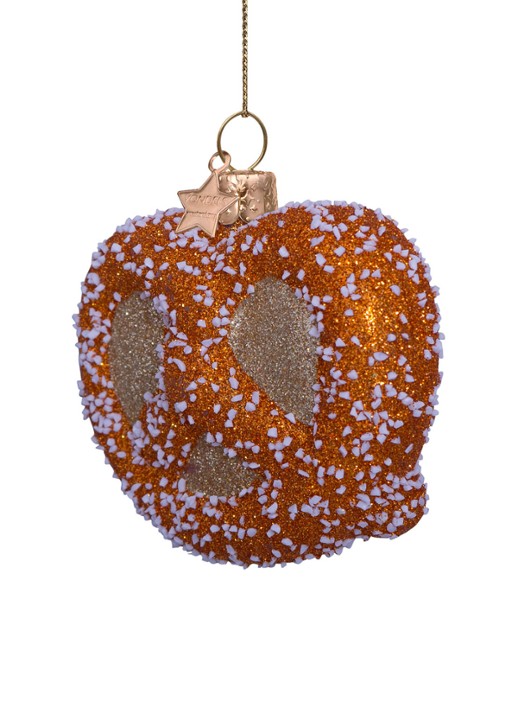 Vondels Pretzel kersthanger 7 cm Goud - Deal