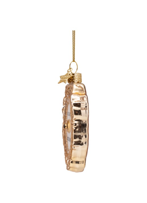 Vondels Press for Champagne kersthanger 9 cm Goud - Deal
