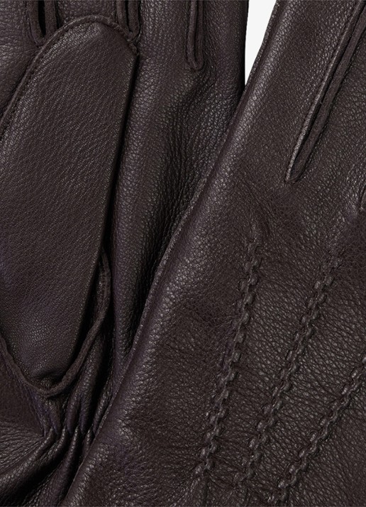 Profuomo Heren Handschoenen van leer in de kleur Bruin, maat: 10