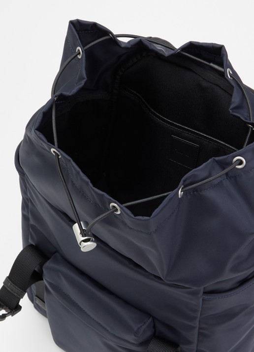 Sandro Heren Rugzak met 14 inch laptopvak in de kleur Donkerblauw