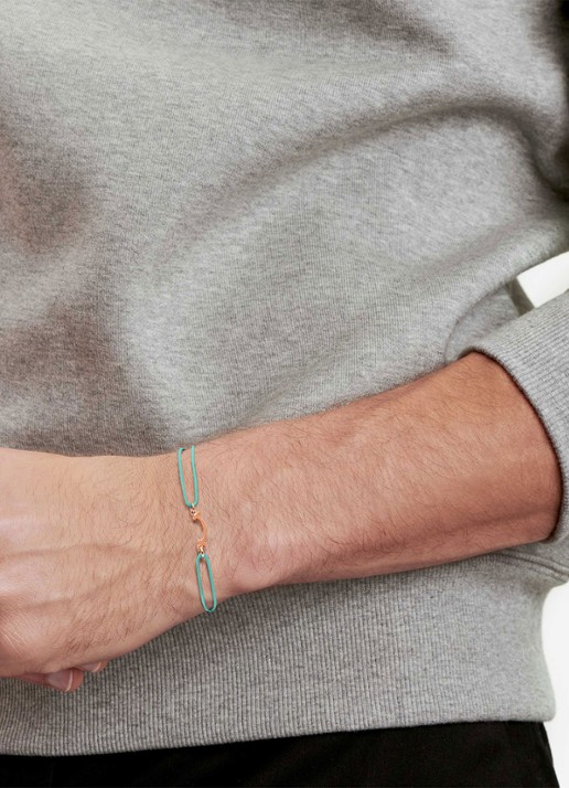 Tiffany & Co. Dames Tiffany T Smile armband met 18 karaat roségoud 84828 in de kleur