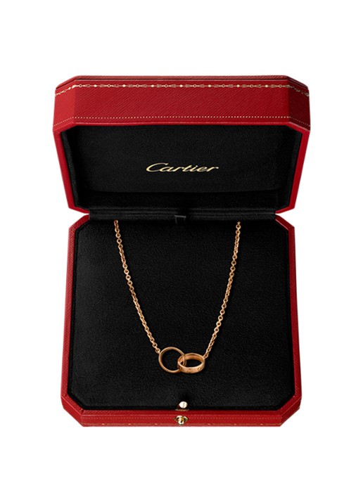 Cartier Dames Love ketting van 18k roségoud B7212300 in de kleur Roségoud