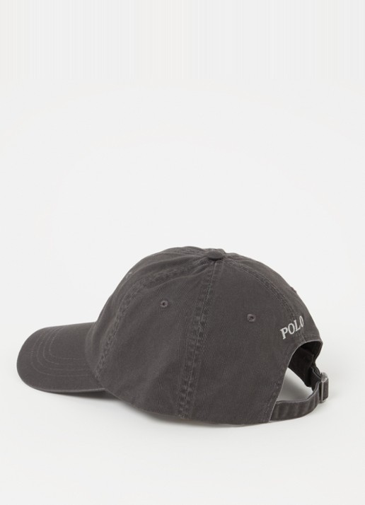 Ralph Lauren Heren Pet met logo in de kleur Antraciet, maat: 1 SIZE