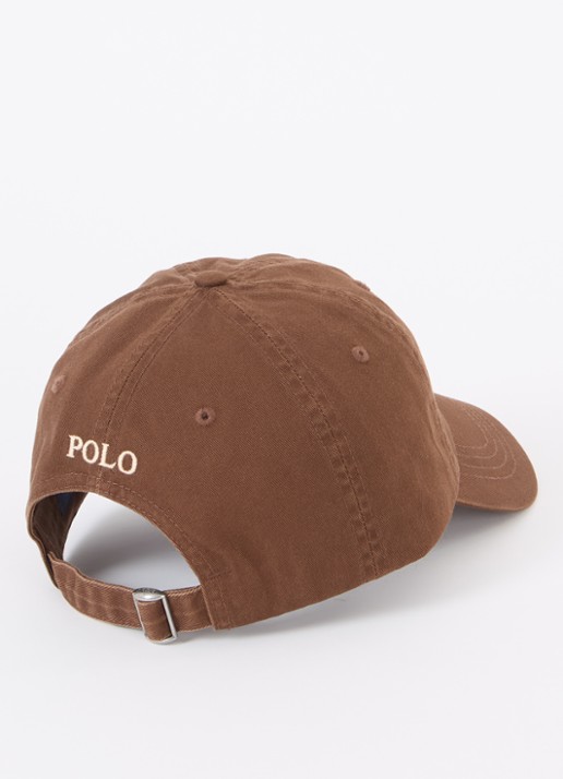 Ralph Lauren Heren Pet met logo in de kleur Hazelnootbruin, maat: One Size