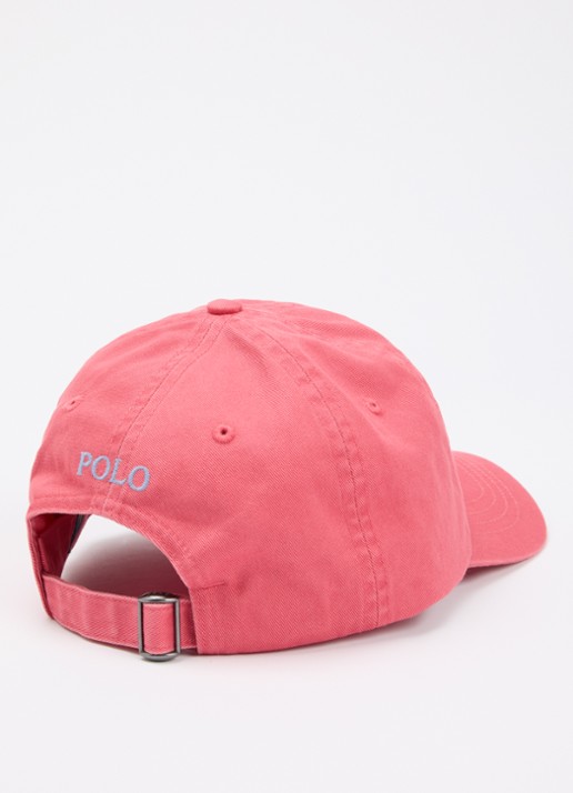 Ralph Lauren Heren Pet met logo in de kleur Koraalrood, maat: OS