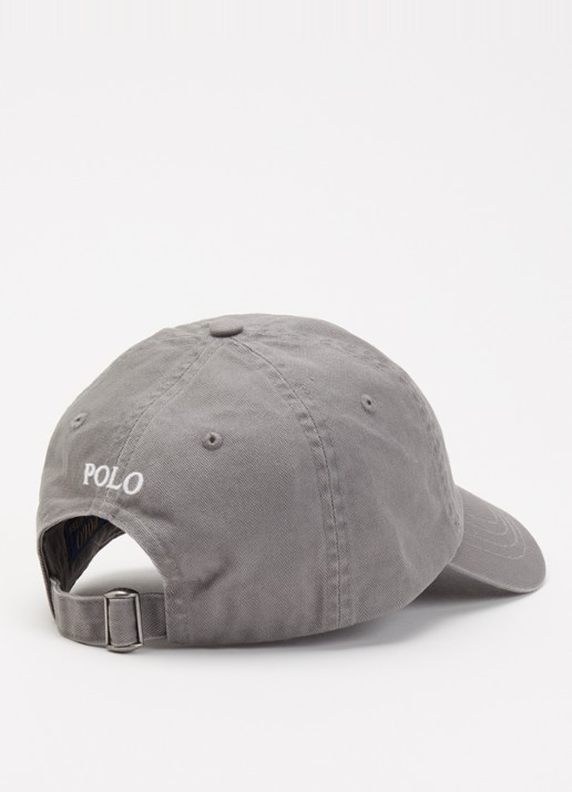 Ralph Lauren Heren Pet met logoborduring in de kleur Grijs, maat: ONE SIZE