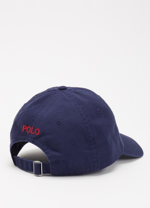 Ralph Lauren Heren Pet met logoborduring in de kleur Donkerblauw, maat: OS