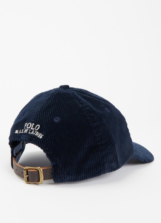 Ralph Lauren Heren Pet van corduroy met logoborduring