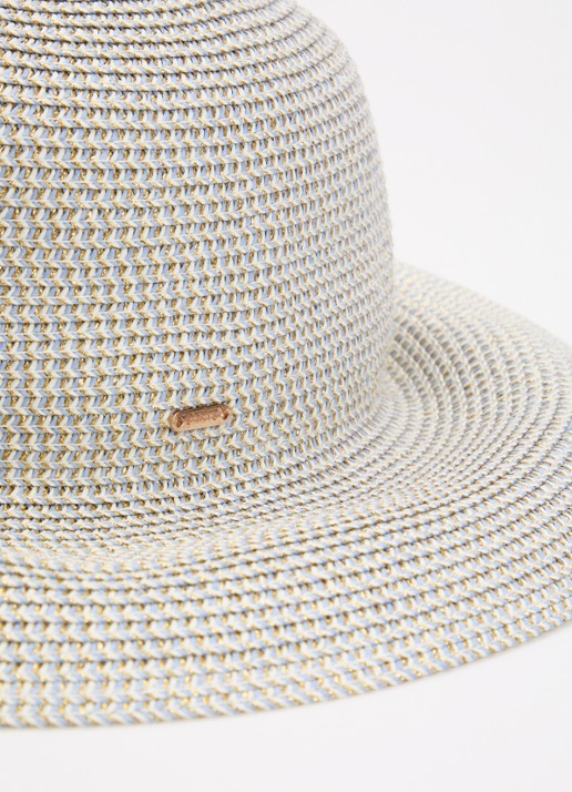 Barts Dames Tehina hoed van raffia met lurex in de kleur Lavendel, maat: ONE SIZE