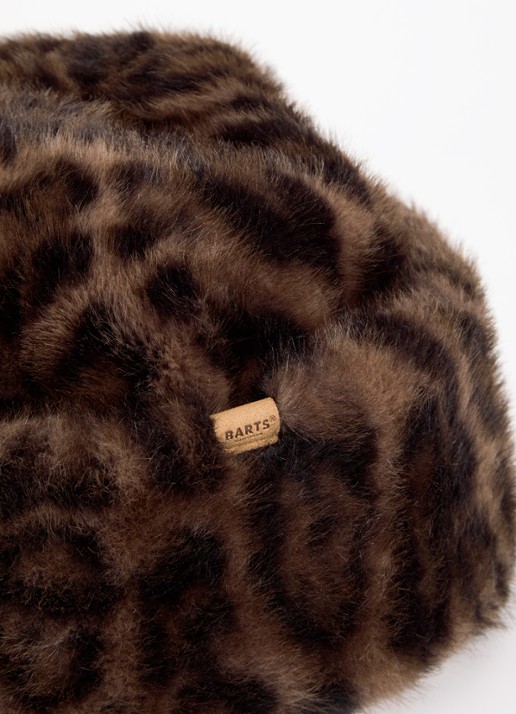 Barts Dames Cherrybush muts van imitatiebont in de kleur Lichtbruin, maat: ONE SIZE
