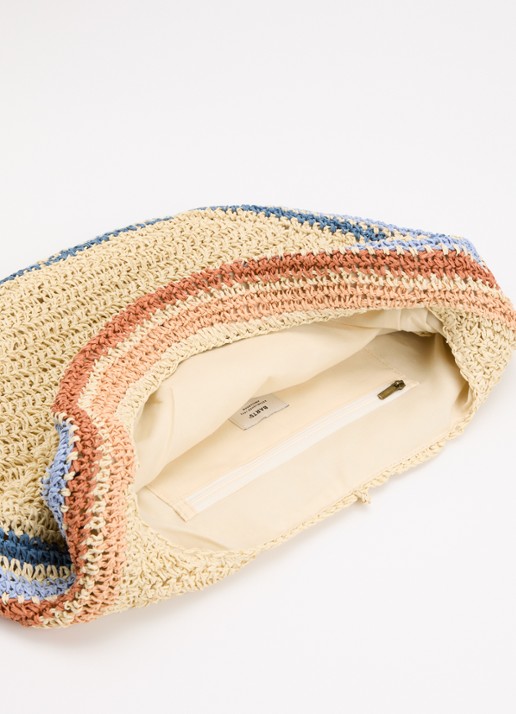 Barts Dames Saunteer handtas van stro in de kleur Beige, maat: ONE SIZE