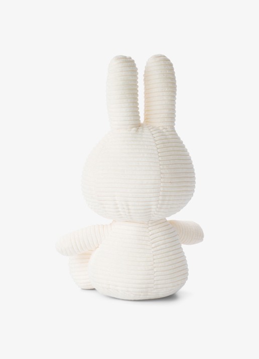 Nijntje Miffy knuffel van corduroy 33 cm in de kleur Gebroken wit, maat: 33 CM