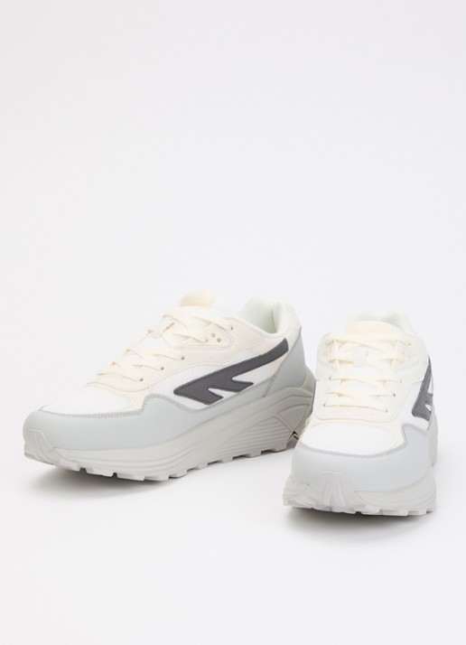 Hi-Tec Heren HTS Shadow RGS sneaker met suède details in de kleur Ivoor, maat: 43