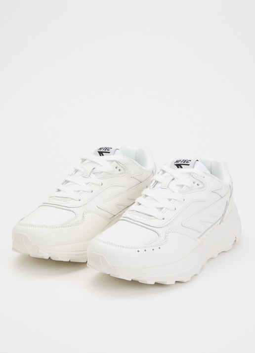 Hi-Tec Heren Hts Shadow sneakers van leer in de kleur Wit, maat: 46