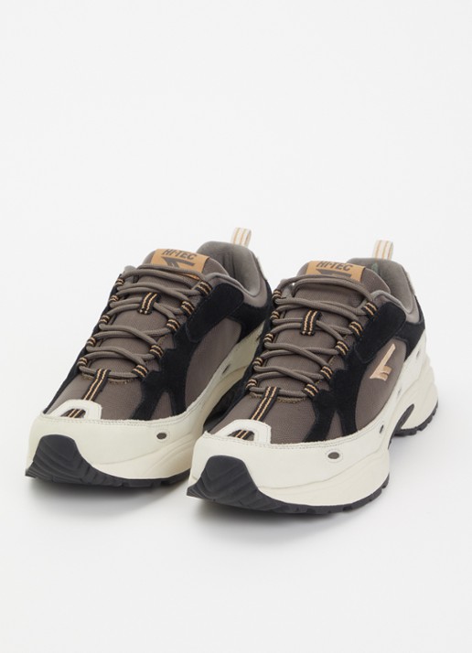 Hi-Tec Heren HTS Flash ADV Racer sneaker met suède details in de kleur Bruin, maat: 46