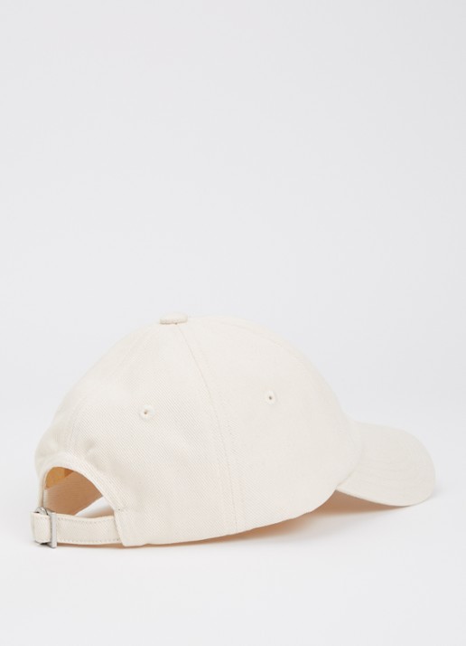Jacquemus Heren La Casquette Gadjo pet met logo in de kleur Beige, maat: 58