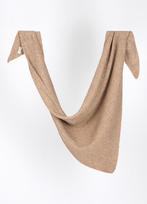 Barts Dames Darty fijngebreide sjaal 150 x 70 cm in de kleur Camel, maat: OS