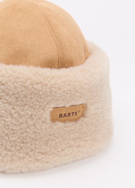 Barts Dames Kegalle muts van imitatiebont in de kleur Beige, maat: OS