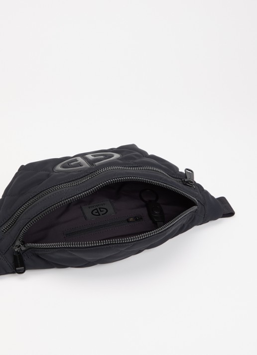 Goldbergh Dames Col heuptas met quiltpatroon in de kleur Zwart, maat: ONE SIZE