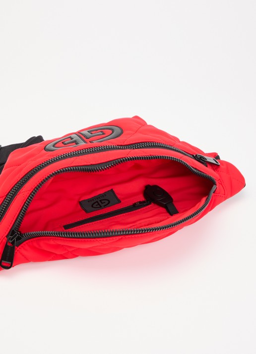 Goldbergh Dames Col heuptas met quiltpatroon in de kleur Rood, maat: ONE SIZE