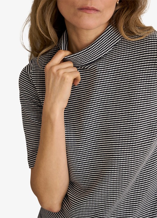 Hobbs Dames Tali top in katoenblend met streepprint in de kleur Donkerblauw