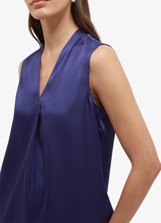 Hobbs Dames Alora blouse met V-hals in de kleur Violet