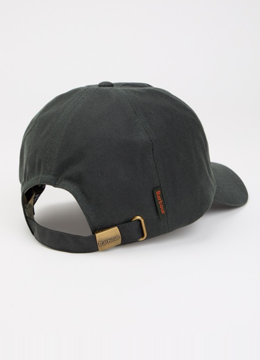 Barbour Heren Wax pet met logoborduring in de kleur Zwart, maat: OS