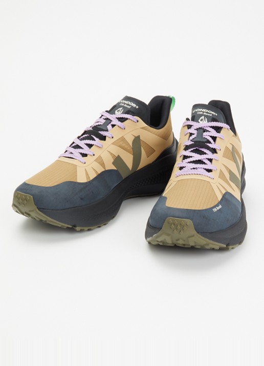 Veja Heren Condor 3 Off-Road sneaker met mesh details in de kleur Camel, maat: 46