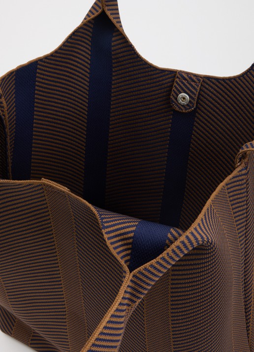 Ilse Jacobsen Dames Shopper met grafische print in de kleur Bruin