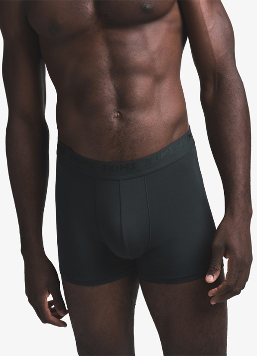 SKIMS Heren Skims Stretch 3" boxershorts met logoband in 3-pack in de kleur Cypress, maat: XS