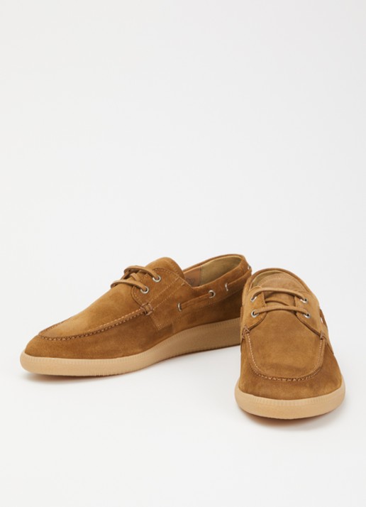 Giorgio Heren Bootschoen van suède in de kleur Cognac, maat: 44