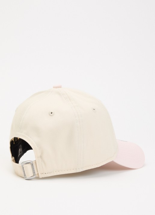 New Era Jongens Pet met logoborduring in de kleur Lichtroze, maat: YTH