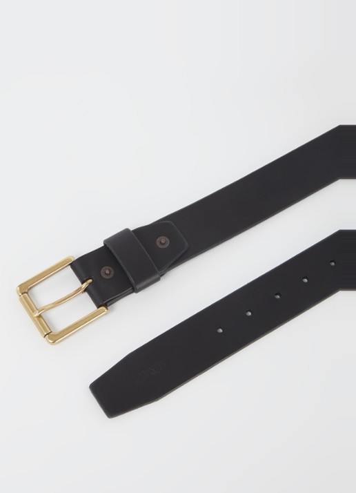 Levi's Dames Riem van leer in de kleur Zwart