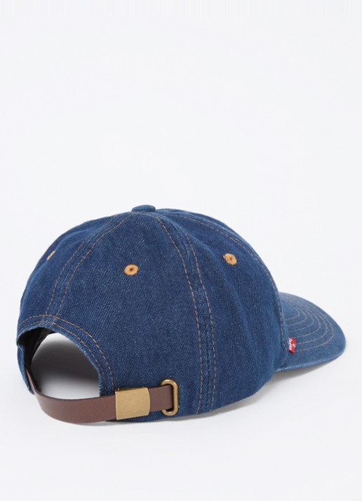 Levi's Heren Relaxed Dad pet van denim met logo in de kleur Indigo