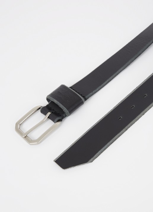 Levi's Heren Wide Loop Two Horse riem van leer in de kleur Zwart