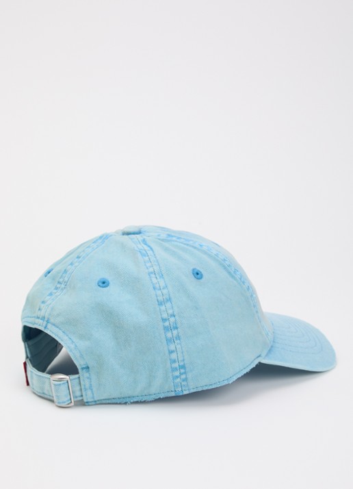 Levi's Dames LS pet met logo borduring in de kleur Blauw