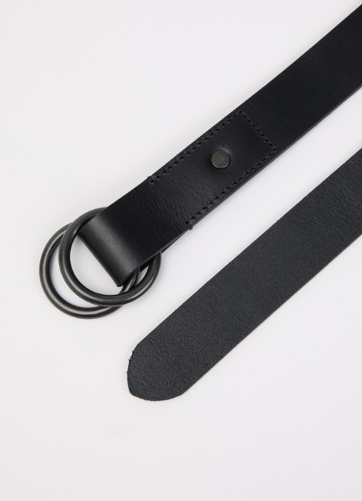 Levi's Dames Camden Ring riem van leer in de kleur Zwart
