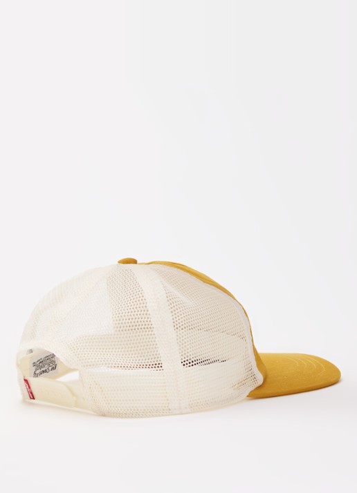 Levi's Heren Pet met logo in de kleur Okergeel