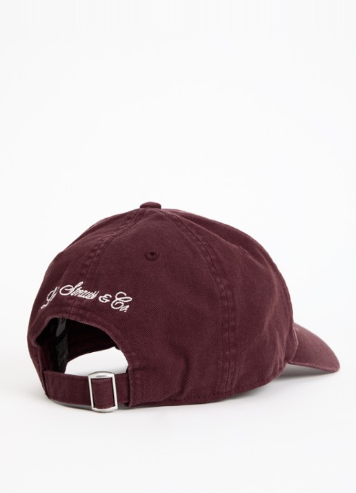 Levi's Heren Varsity pet met logoborduring in de kleur Bordeauxrood