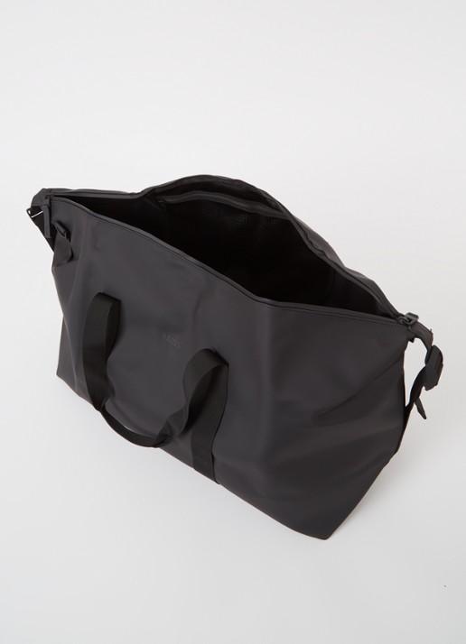 Rains Heren Hilo Large weekendtas met waterafstotende coating in de kleur Antraciet, maat: 48x40x5