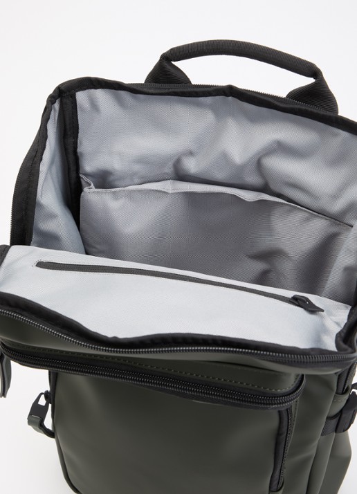 Rains Texel Cargo rugzak met 16 inch laptopvak en waterafstotende coating Groen - Deal