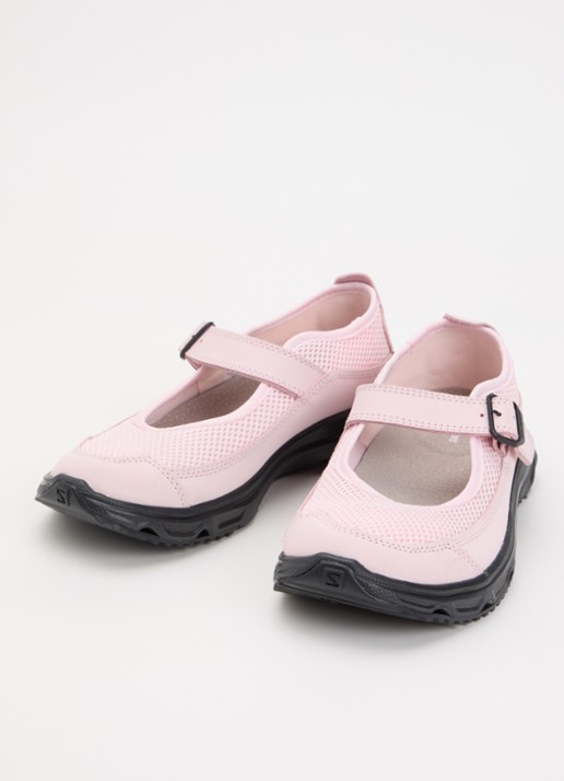 Salomon Dames RX Marie-Jeanne sneaker van mesh met leren details in de kleur Lichtroze, maat: 36