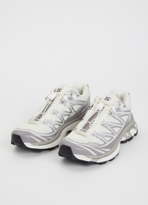 Salomon Dames XT-6 sneaker met mesh details in de kleur Vanillegeel, maat: 37 1/3