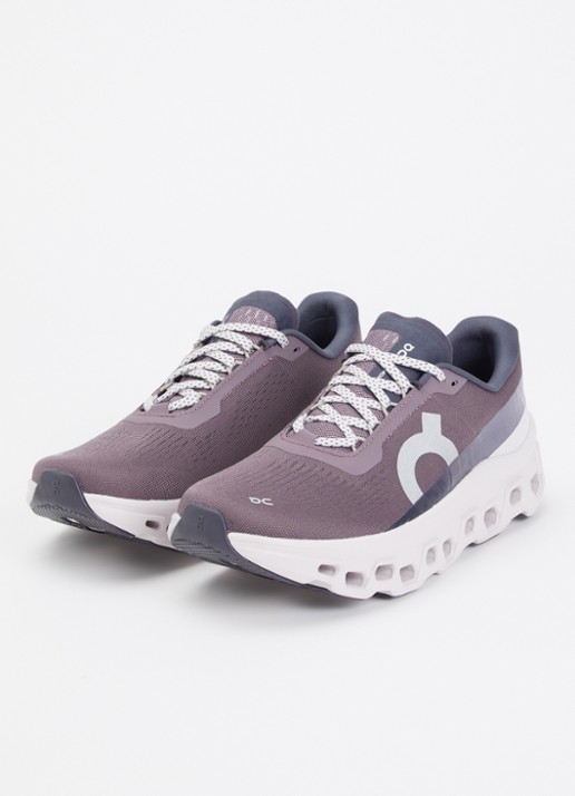 On Dames Cloudmonster sneaker met mesh details in de kleur Paars, maat: 37
