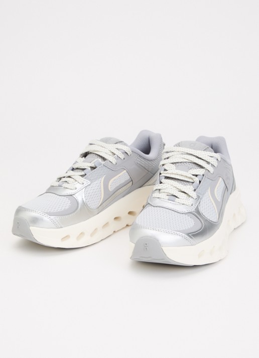 On Dames Cloudtilt Arc sneaker van mesh met metallic details in de kleur Grijs, maat: 39